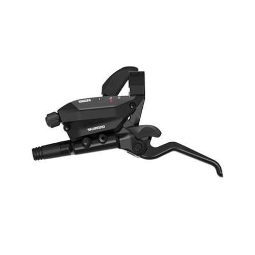 SHIMANO シフト/ブレーキレバー(フラットハンドルバー、油圧ディスクブレーキ用) ST-EF515-L 3スピード EZ-ファイヤープラス 1800 mm/STEF515L L 1800/ESTEF515LBL