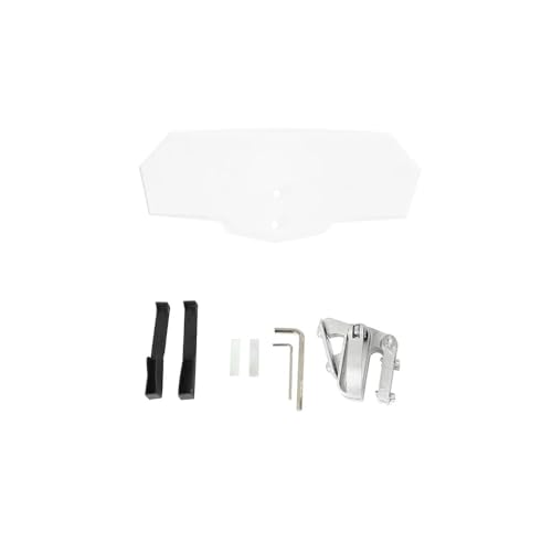 Extension bulle moto universelle réglable noire pour déflecteur de pare-brise Tiger 800XC