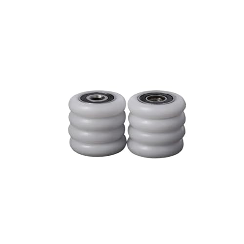 Roulettes pour porte coulissante de douche 23mm lot de 2 galets de remplacement pour cabine