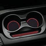 適用 トヨタ 86 スバル BRZ ノンスリップマット 内装パーツ ラバーマット 滑り止め ノンスリップ カスタム アクセサリー (レッド)