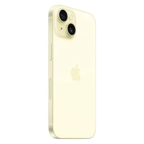 Image of Apple iPhone 15, 128GB, Yellow - Unlocked (Renewed)
