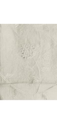Image of LKC WOMEN'S SEQUENCE EMBROIDERED SELFDESIGN SOFT COTTON CHANDERI DUPATTA