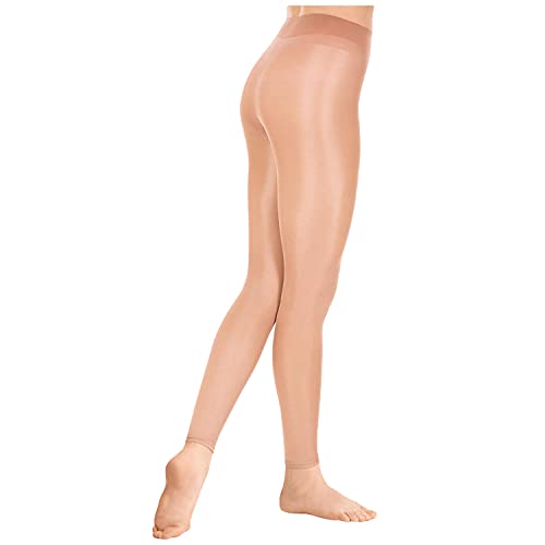 Image of EUROTARD 211FL Womens Footless Shimmer Tights with Soft Knit Waistband by EuroSkins