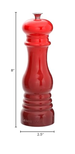 Le Creuset Salt Mill, 8" x 2 1/2", Cerise