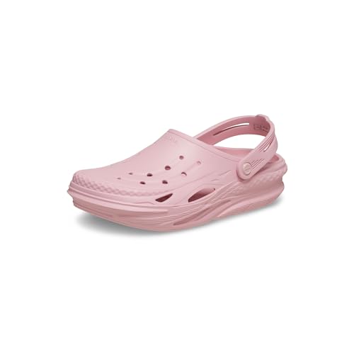 Crocs Tamanco unissex Off Grid, rosa pétala, 37 masculino