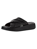 Absatztyp: Plateauabsatz Tamaris Damen Pantolette 1-1-27211-28 001 normal Größe: 39 EU