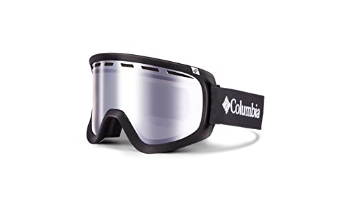 Columbia Unisex Snow Goggles UPSHOOT - Black/White with Silver Ion Lens