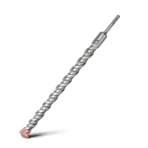 HSAWBIT 32mm x 460mm LONG SDS MASONRY DRILL BIT, TUNGSTEN CARBIDE TIP SDS PLUS SHANK, FOR WALL STONE CONCRETE BRICK