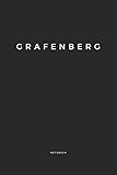  Grafenberg: A5 Notizbuch mit 120 Seiten Punktraster  Dotted Notizblock, Journal, Notebook  Deine Stadt, Notizen, To Do\'s