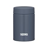 【小容量モデル】サーモス 真空断熱スープジャー 200ml ナイトグレー 全パーツ食洗機対応 保温保冷 シンプル構造のフタ JEG-200 N-GY