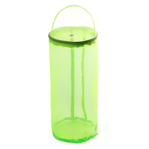 budebuse Bolsa de hilo con ojal, organizador de ganchillo, tambor de hilo de malla transparente para accesorios de punto esférico, versátil aguja de ganchillo y solución de almacenamiento