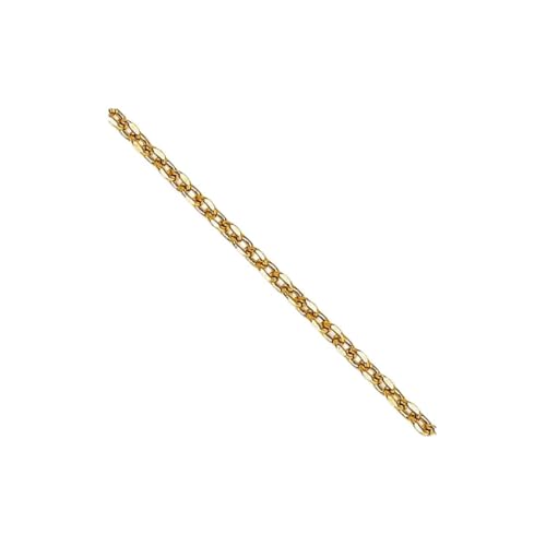 Collier or jaune 10 carats maille polie 0.6 mm la splendeur d'un bijou durable