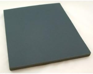 Industrial Grade 5 Pack Wet or Dry Sandpaper Sheets, Silicon Carbide, 9" By 11", 600 Grit