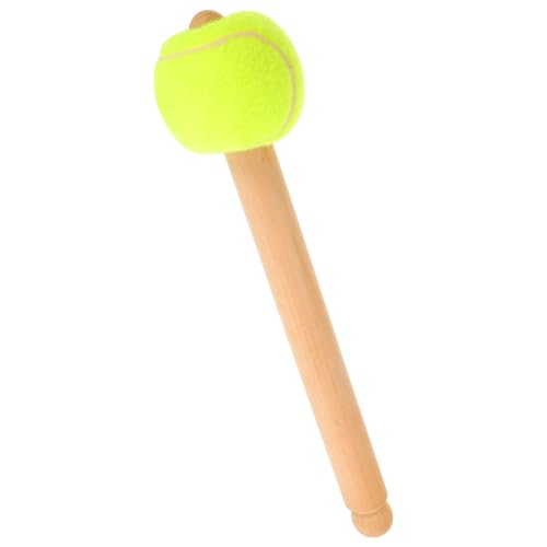 Baqueta con mango de madera para banda de marcha y presentaciones escolares, diseño ergonómico para agarre cómodo, construcción duradera para uso prolongado en tambores de caja y bajo miniatura 1