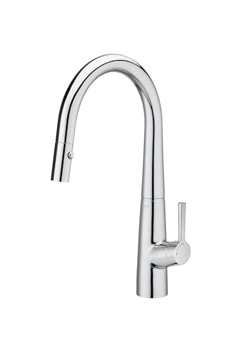 Roca A5A812AC00 Mezclador Cocina, Syra, Caño Extraible Ducha, Cold Start, Cromo