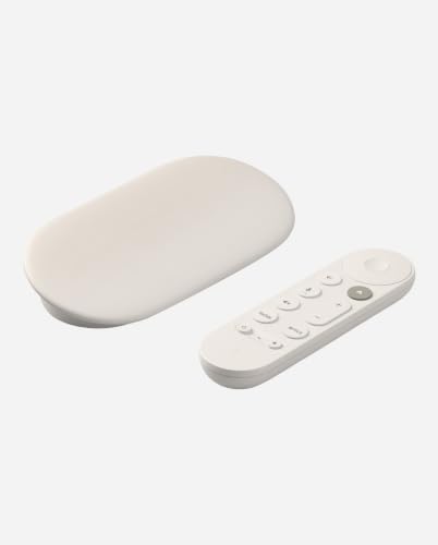 Google Streamer TV 4K - Diffusion Rapide de Divertissement sur Votre téléviseur avec télécommande de Recherche vocale - Regardez des Films, des émissions, des émissions en Direct et Netflix en 4K HDR