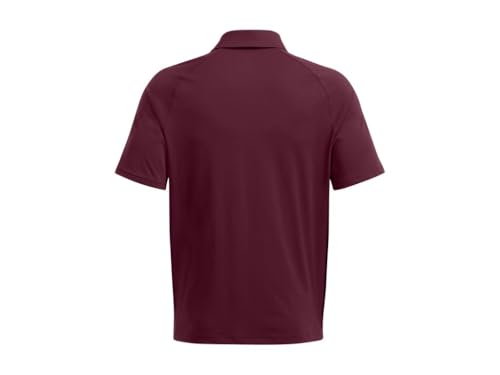 Image of Under Armour Mens Title Polo - Fast Drying SM Maroon-White