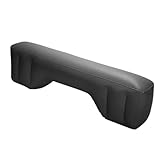 WJFTODAY Auto-Luftmatratzen, Auto-Luftmatratze, aufblasbare Reise-Luftbettmatratze mit LüReise-Luftbettmatratze mit Lückenpolster, Rückenlehne für Sitzzubehör, Fernreisen, tragbare Isomatte (schwarz)