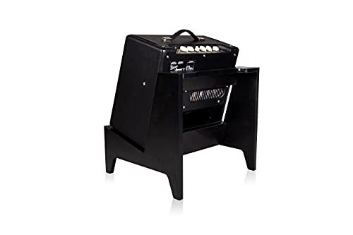 Gator Frameworks GFW-ELITEGTRAMPSM-BLK Elite Series Small Wooden Combo Guitar Amp Stand In Black Finish  thumb #3