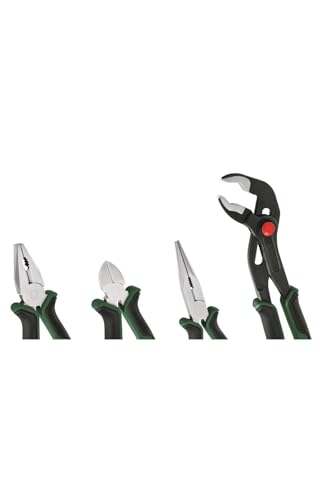 Bosch Pliers Set 4-Piece (4X Precise, Long-Lasting Diagonal Side Cutter, ...