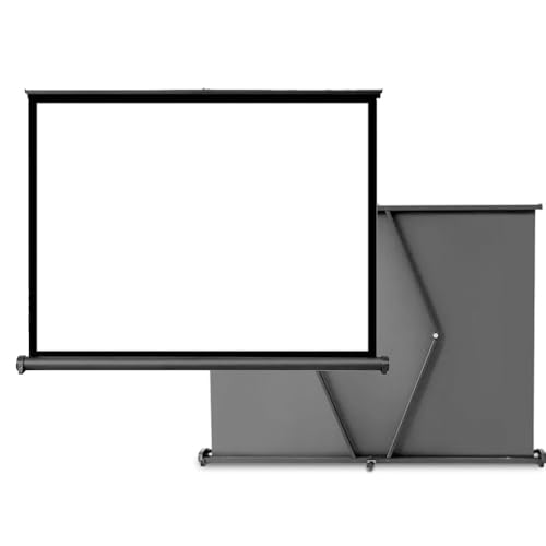 Pantalla de proyección manual de mesa 50" 16:9 miniatura 1