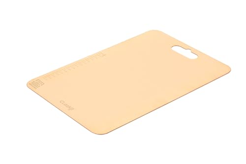 Clazkit Regular Stainless Steel Cutting Board Vegetable,Fruit,Bread & Meat Durable Safe & Heavy Duty (207 x 310 x 1mm) - Rose Gold