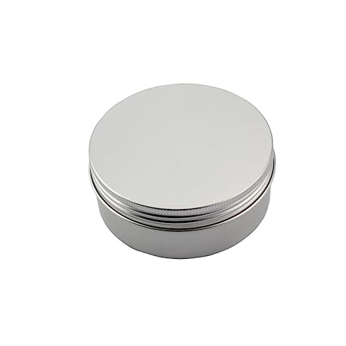 VINTORKY Viaje de Aluminio con Tapa de Cosméticos Frascos de Crema Vacíos Maquillaje Lociones y Otras Ayudas