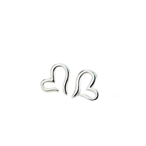 Boucles d'oreilles cœur argent 925 pour mariage et tenues de fête élégantes
