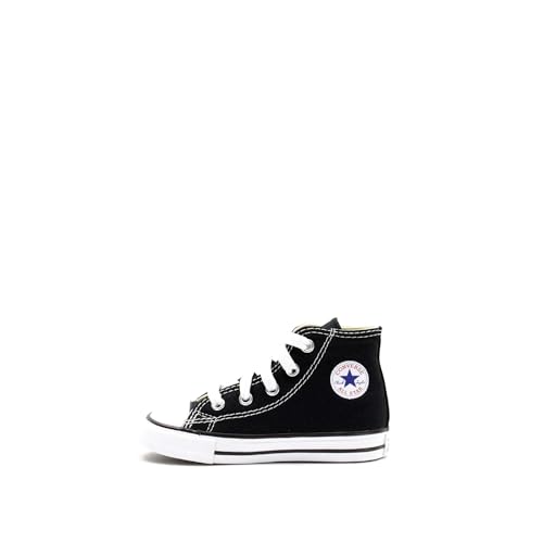 Converse Mixte bébé Chuck Taylor All Star High Chaussons, Noir, 21 EU