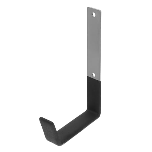 TENDYCOCO 頑丈な製壁掛けフック 中型 ガレージ用滑り止めコーティング付き 工具 自転車 ホース収納対応 収納整理に