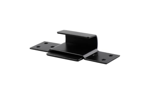 Image of Stainless Steel Tile Hangers 4-Piece Set Heavy-Duty Wall Mount Brackets, Picture Frame Wall Tile Hooks, Display Rack Steel Hook Clips,Black