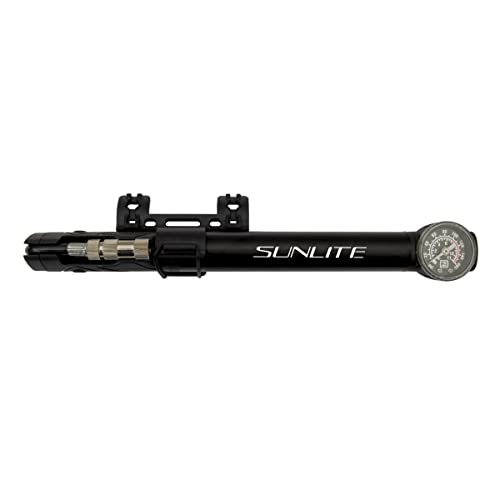 Sunlite Speed Dial Tele Mini Pump, Black, 160psi