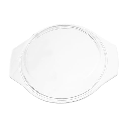 Cabilock Tapa de cristal para horno microondas. tapas de comida tapas para alimentos Tapadera de vidrio para microondas Cubierta de vidrio para Cobertura de alimentos Transparent