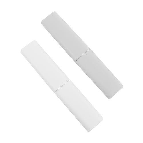 GRADENEVE 2個携帯用歯ブラシケース 通気性抜群なトラベルボックス 歯ブラシ 文房具収納可能 お出かけ 出張用