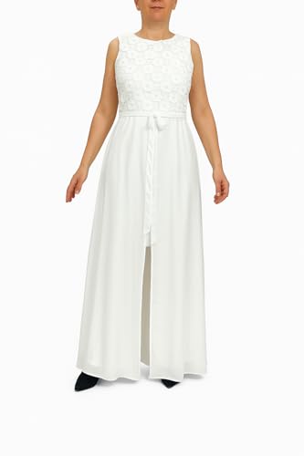 Frank Lyman 232189 Mono de boda oficina de registro blanco partido blanco talla: 44/XXL UVP:359€, Blanco