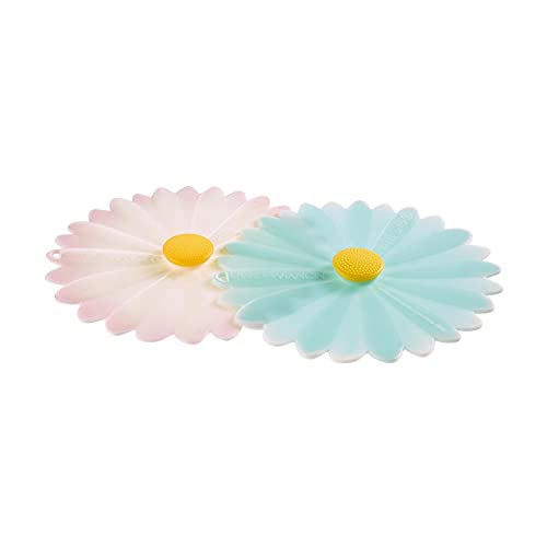 Charles Viancin - Daisy Silicone Lid - 15 cm - Airtight lid for storing and cooking your food - BPA free - Oven, Microwave, Freezer, Cooker and Dishwasher safe