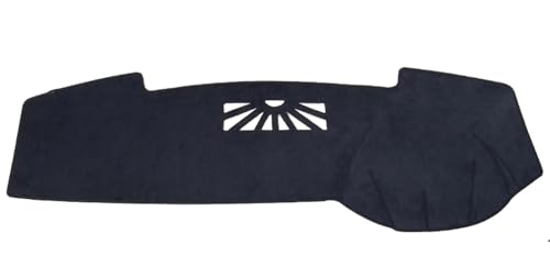 Parasol Instrumentos Alfombra Para Land Para Rover Para Range Para Rover Para Evoque 2011-2018 Alfombrilla Salpicadero Coche Parasol Alfombra Protectora(RHD BLACK)