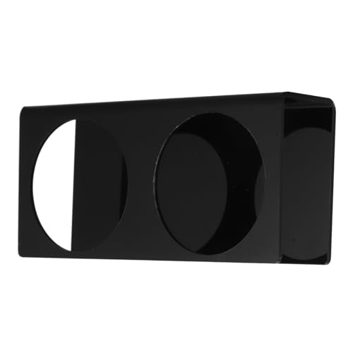 PRETYZOOM posavasos mango para beber expositor de botellas dispensador de tazas de café Soporte de vasos de acrílico Portavasos de bebidas portabotellas de bebida exhibición de bebidas Black