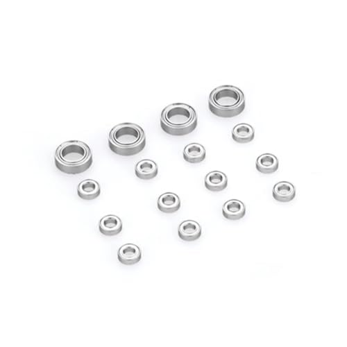 Roulement en acier RC pour WPL C14 C24 et MN D90 - Kit de 16 pièces de mise à niveau