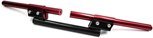 XYWHPGV Czerwony zestaw kierownicy ze stopu aluminium do motocykla skutera(3efea 922bd be534 c7bd0 1935f 232b5