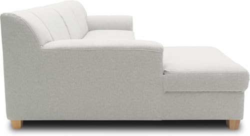 Canapé-lit d'angle argenté 157×273 cm Mod.178657333878331