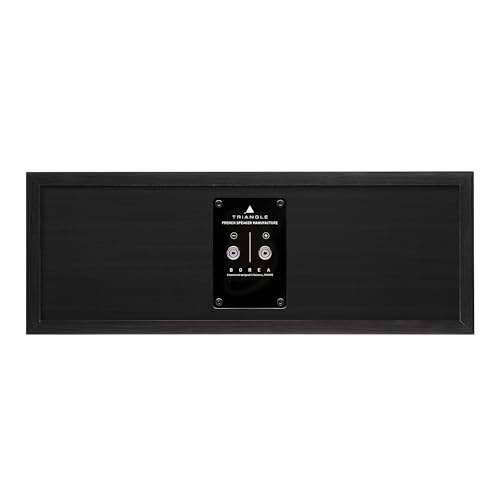 Image of triangle BRC2 Center Channel Speaker - 2 Way Design - 25mm Silk Dome Tweeter (Black Ash)
