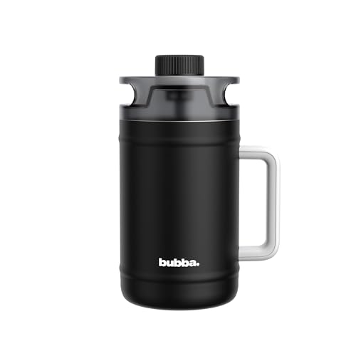 bubba 52 oz Insulated Stainless Steel Water Keg - Large Reusable Water Bottle Drinking Jug - Insulated Keg for Everyday Hydration Lead-Free and BPA-Free Office Siren