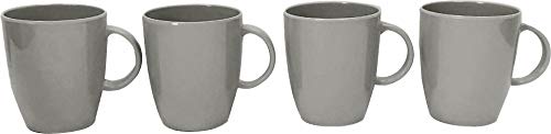 Flamefield Tassen Non-Slip grau 350 ml 4er Set Cover