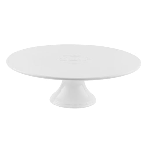 Sallys Tortenständer Weiß 30 cm - Runde Tortenplatte mit Fuß aus Keramik - Servierplatte Stapelbar zur Etagere - Kuchenständer für Torten, Cupcakes & mehr Sallys Tortenständer Weiß 30 cm - Runde Tortenplatte mit Fuß aus Keramik - Servierplatte Stapelbar zur Etagere - Kuchenständer für Torten, Cupcakes & mehr