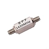 Für Radioastronomie-Bandpassfilter bei 1420 MHz mit kompaktem Aluminium-Design, verlustarm unter 1 8 dB, Steckerschnittstelle für bidirektionale Signalübertragung und Rauschunterdrückung