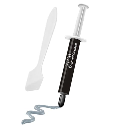 Pasta térmica para CPU | CTG8 Pasta para disipadores de calor para CPU 1G/2G/4G - Grasa térmica de larga duración, fácil de aplicar, pastas térmicas para disipadores de calor, consolas