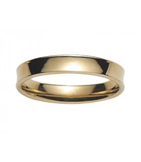 Alliance Mariage 4 mm EMMELE bague or pour le quotidien en taille 59