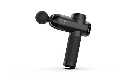 Image of RENPHO Upgrade Massage Gun Deep Tissue, Powerful and Quiet Muscle Massage Gun, Portable Electric Handheld Percussion Body Massager Gun for Athletes with LED Touch Display, Carry Case as Fathers Gifts