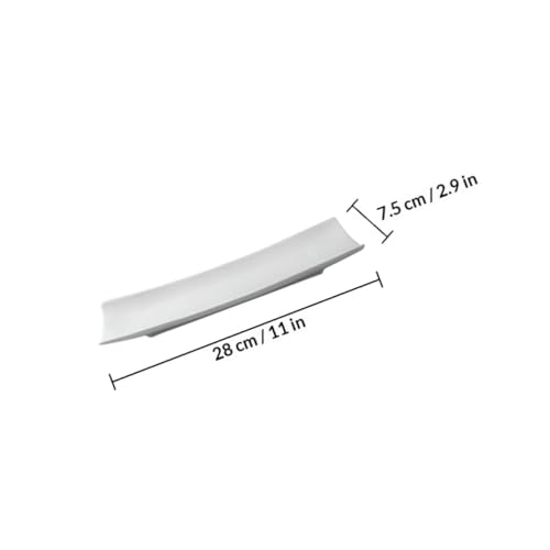 Plato rectangular de cerámica para sushi 28 cm miniatura 2
